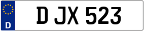 Truck License Plate